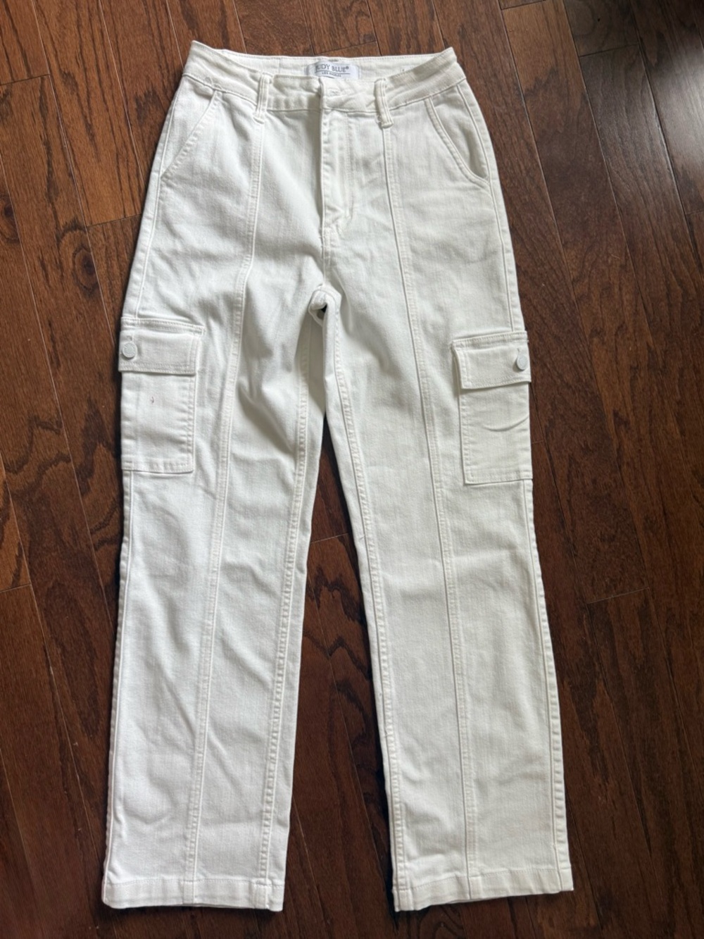 Judy Blue White Cargo Pants size 1/25